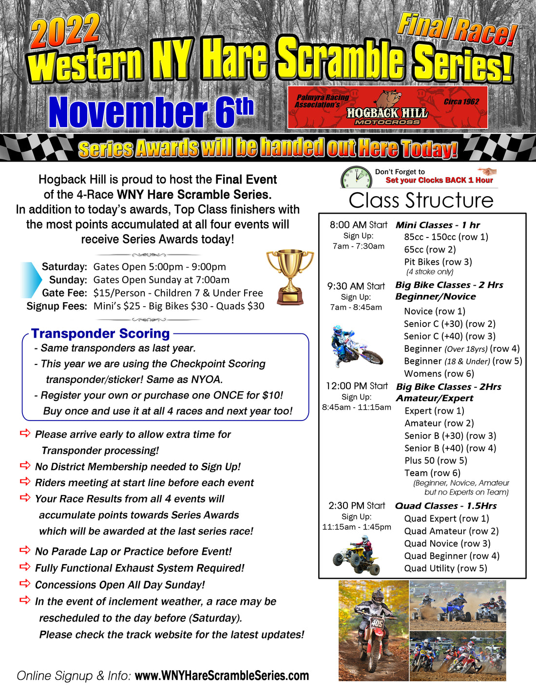 ALERT: HARE SCRAMBLE NOVEMBER 6, 2022
